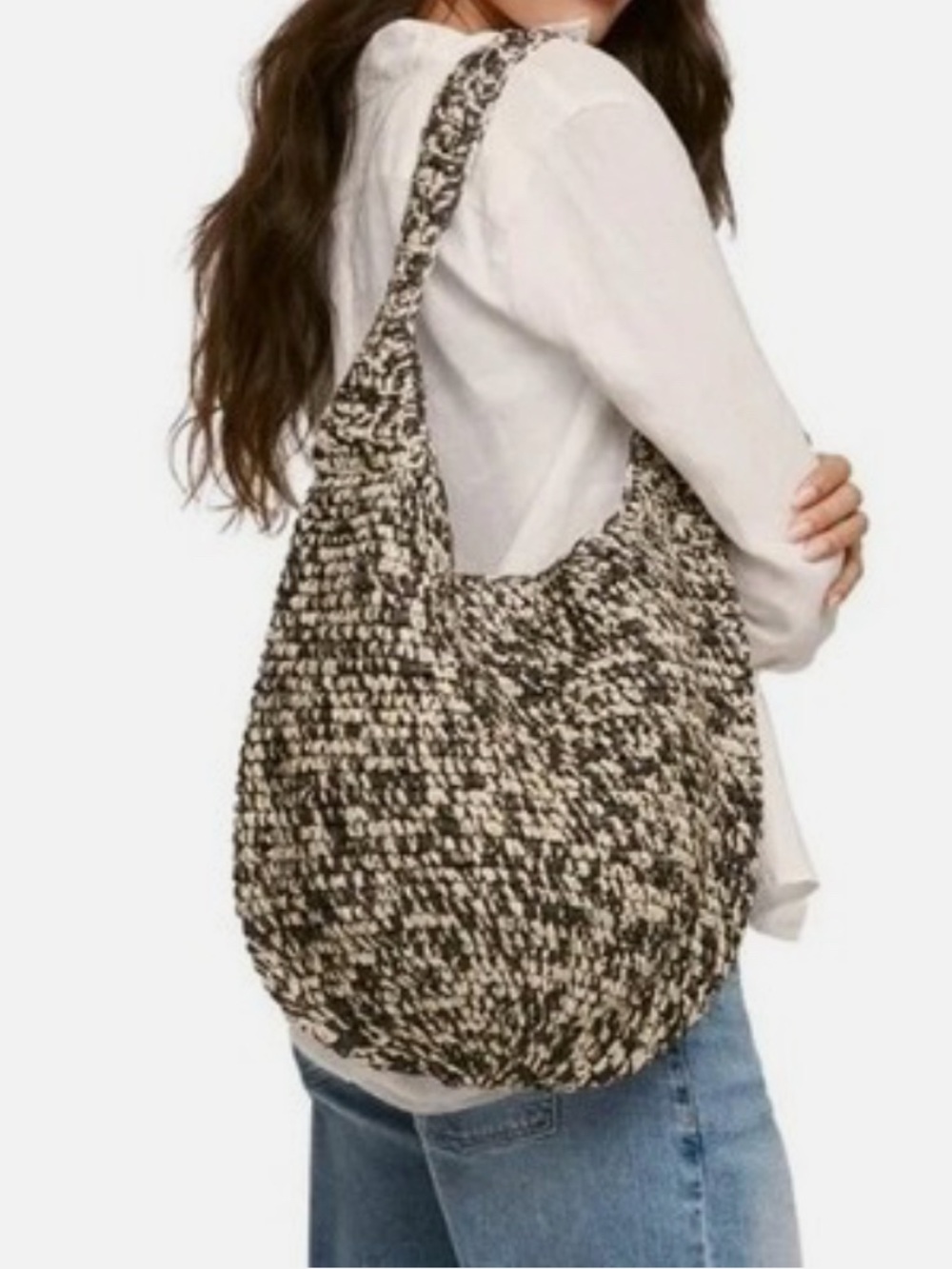 BNWOT Banana Republic Handwoven Raffia 100% paper shell & cotton interior Tote